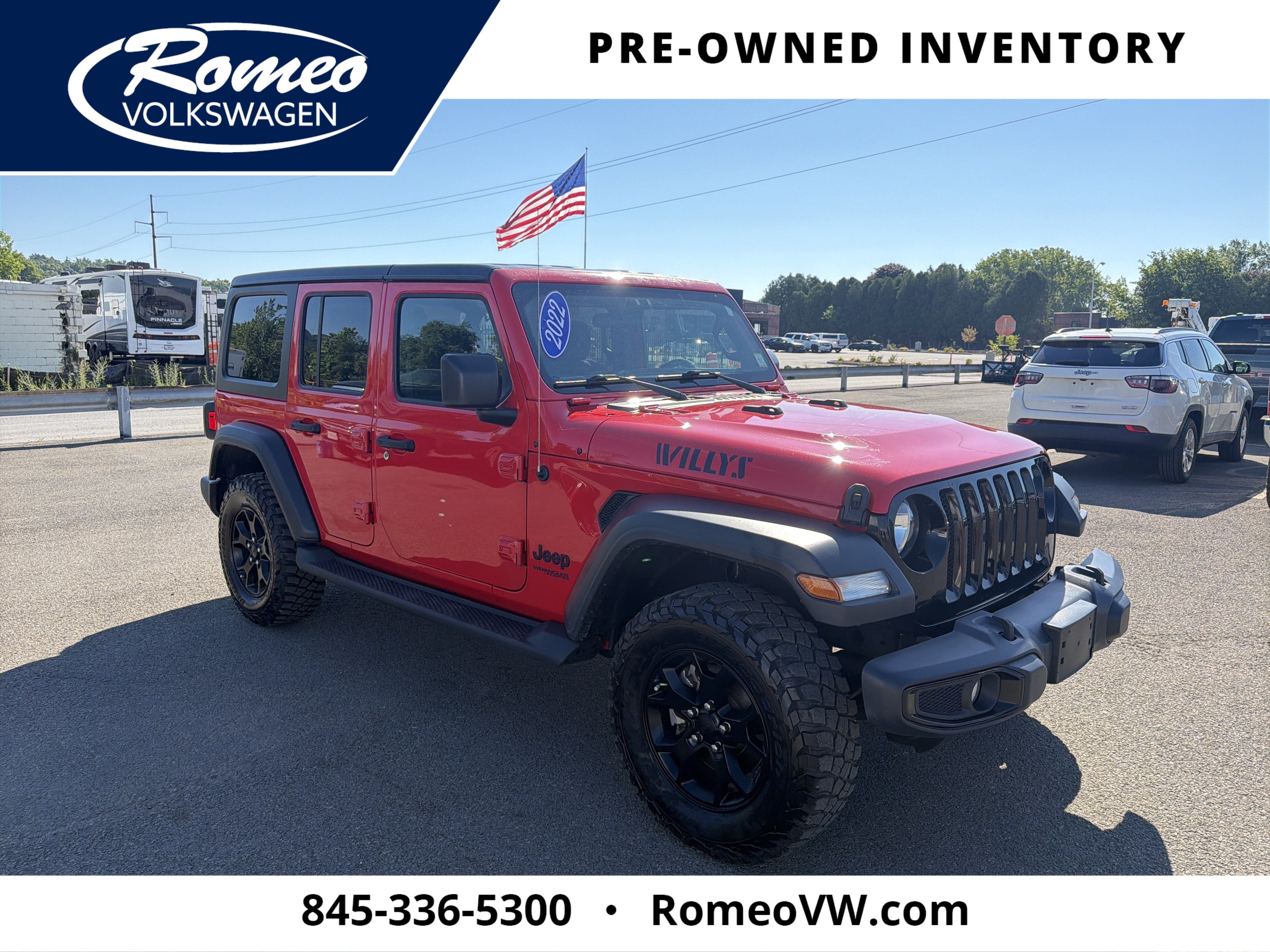 2022 Jeep Wrangler Unlimited Willys