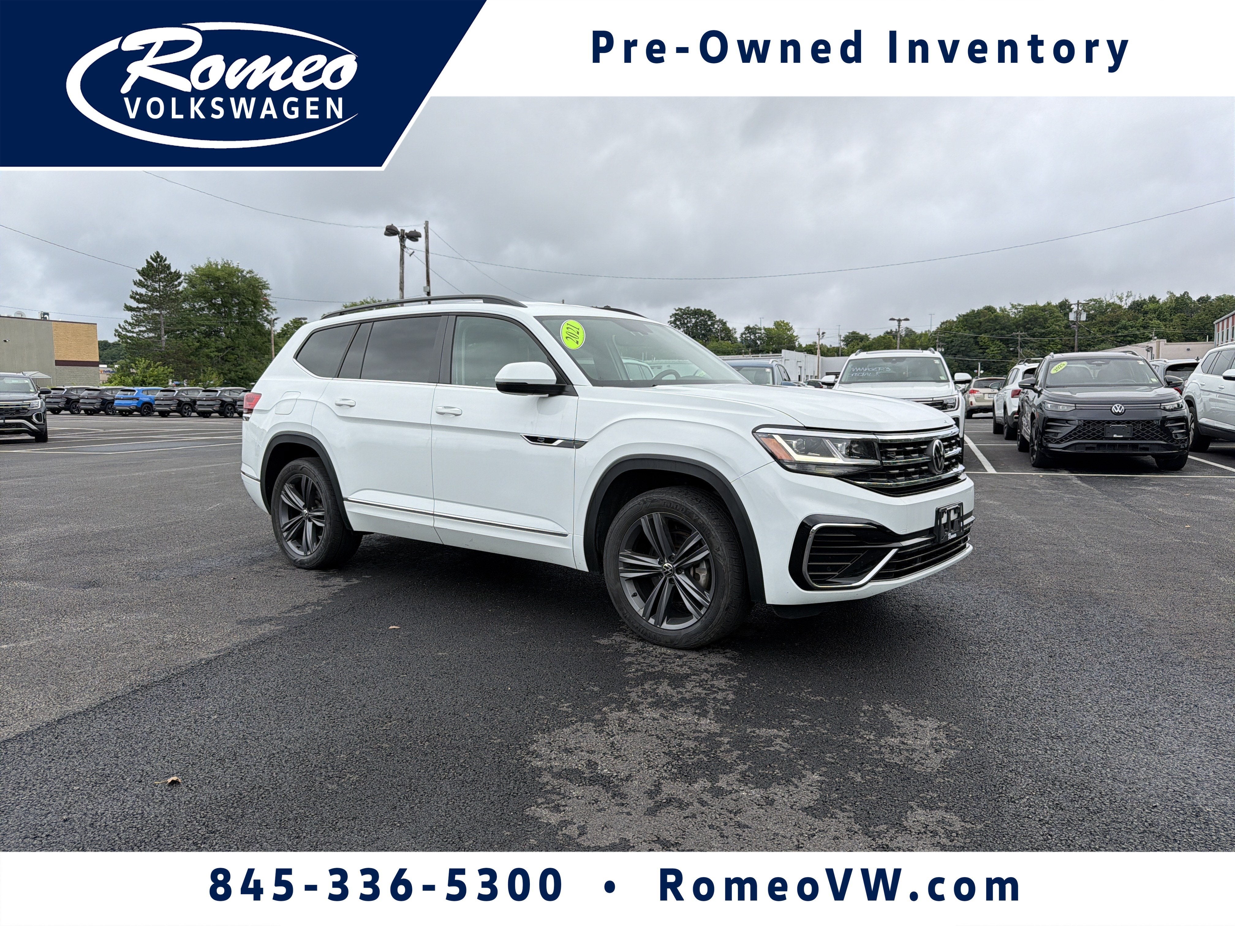 2021 Volkswagen Atlas 3.6L V6 SE w/Technology R-Line