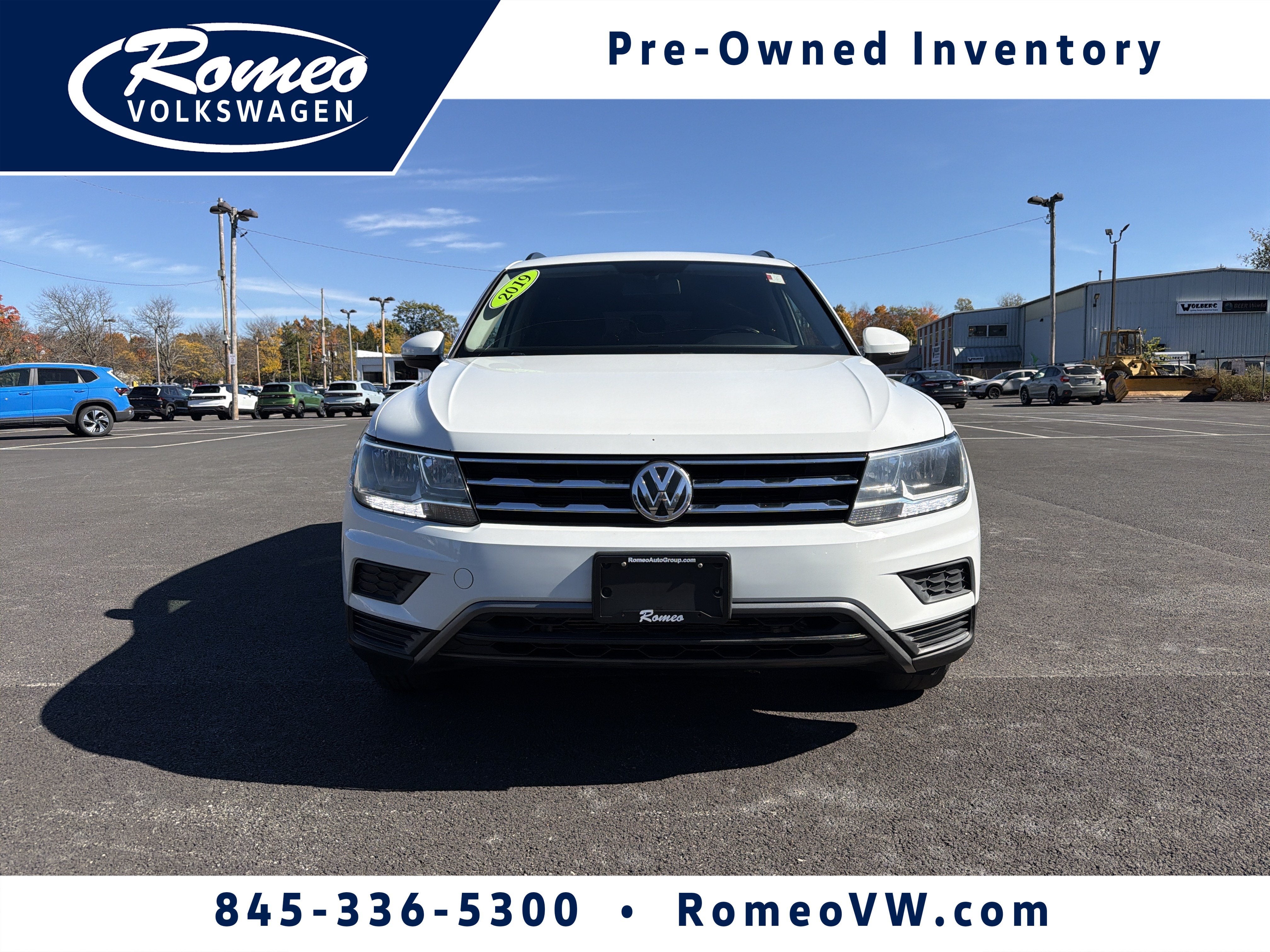 Used 2019 Volkswagen Tiguan SE with VIN 3VV2B7AX9KM147541 for sale in Kingston, NY