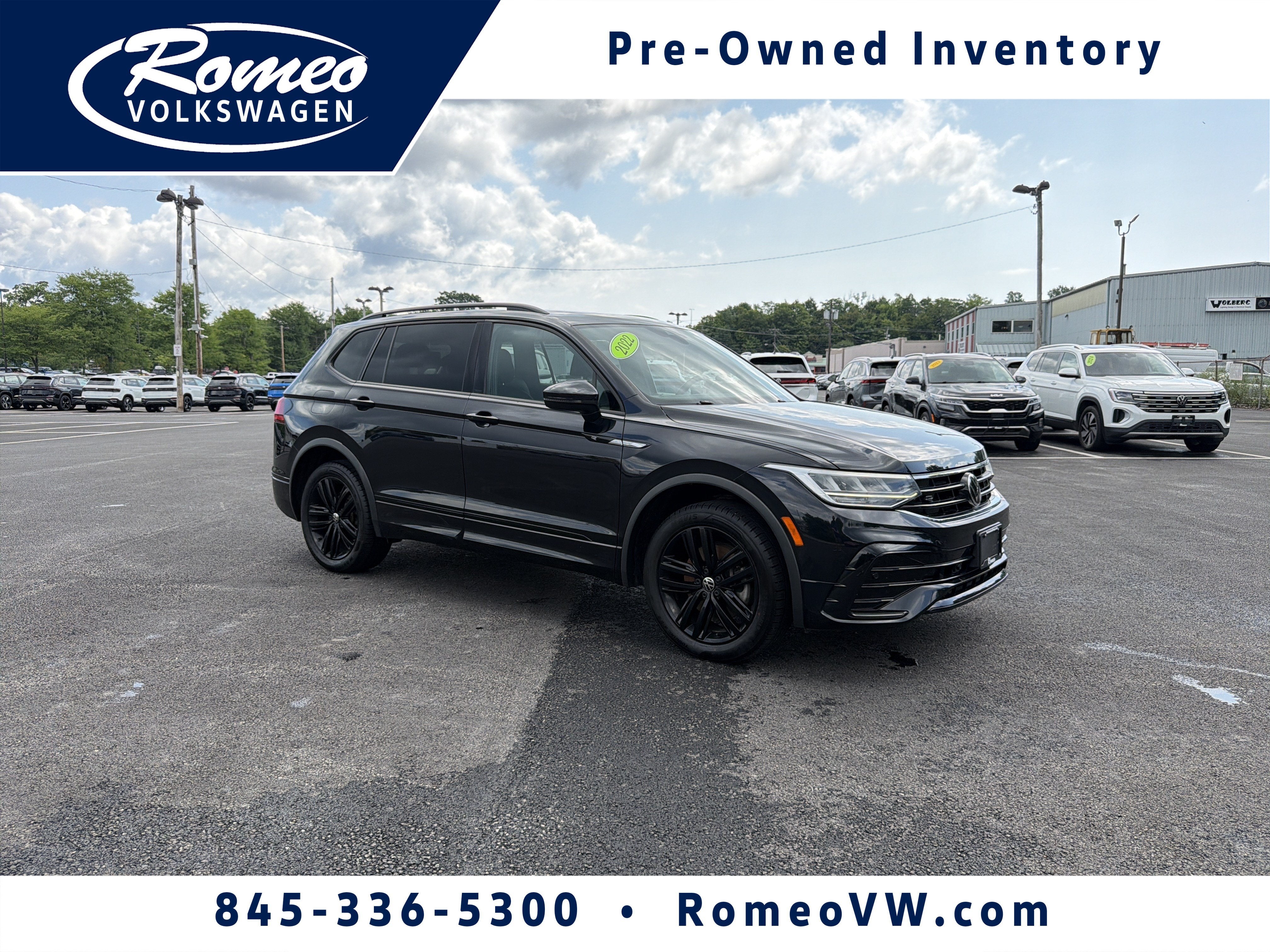 2022 Volkswagen Tiguan 2.0T SE R-Line Black