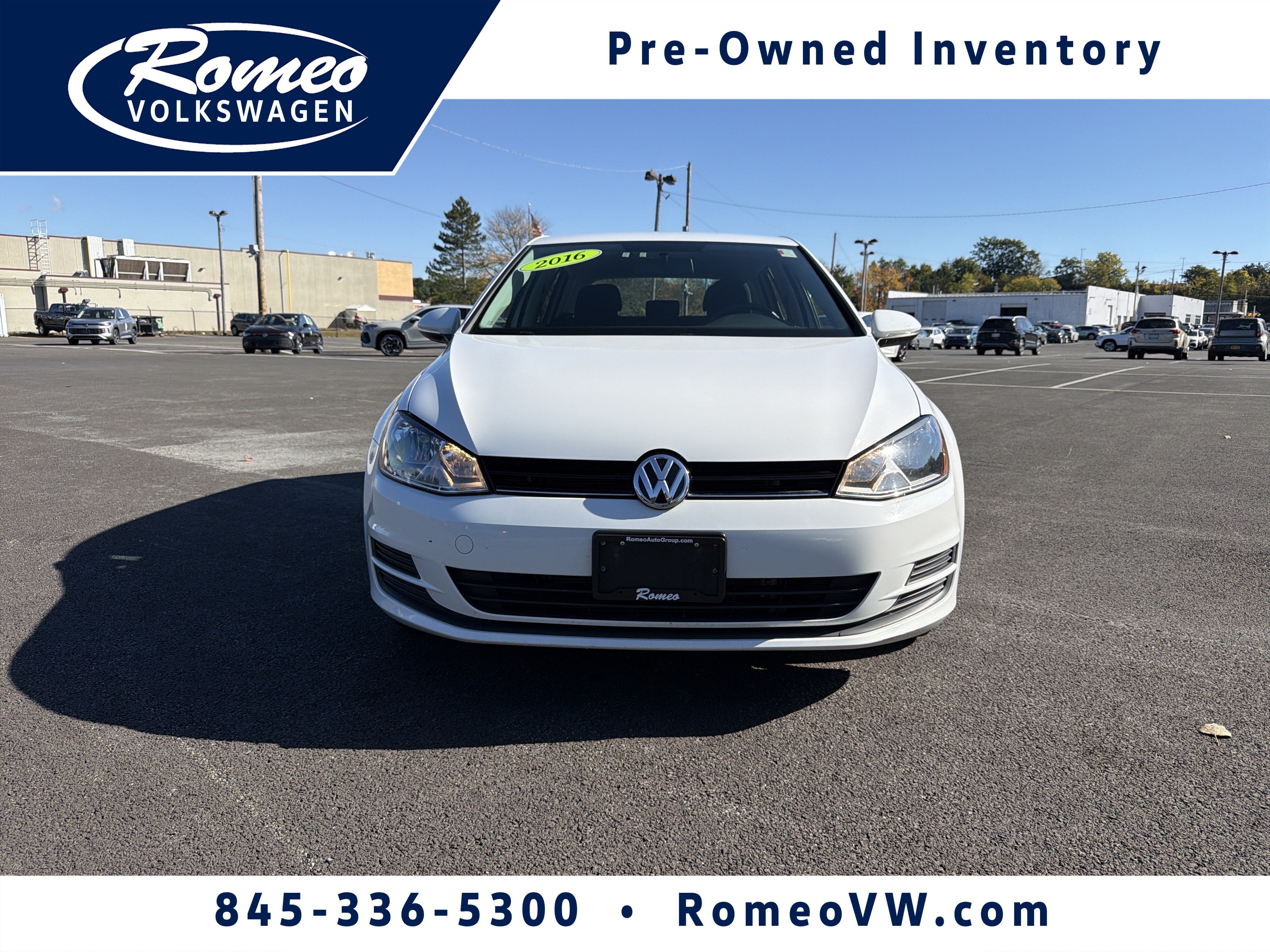 Used 2016 Volkswagen Golf TSI SE with VIN 3VW217AUXGM020471 for sale in Kingston, NY
