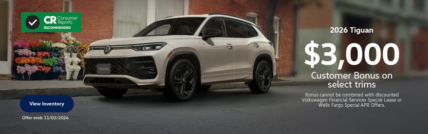2026 Tiguan Customer Bonus CR