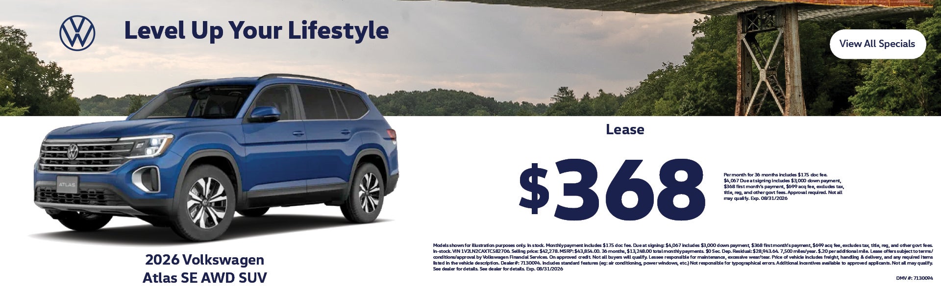 2026 Volkswagen Atlas SE AWD SUV