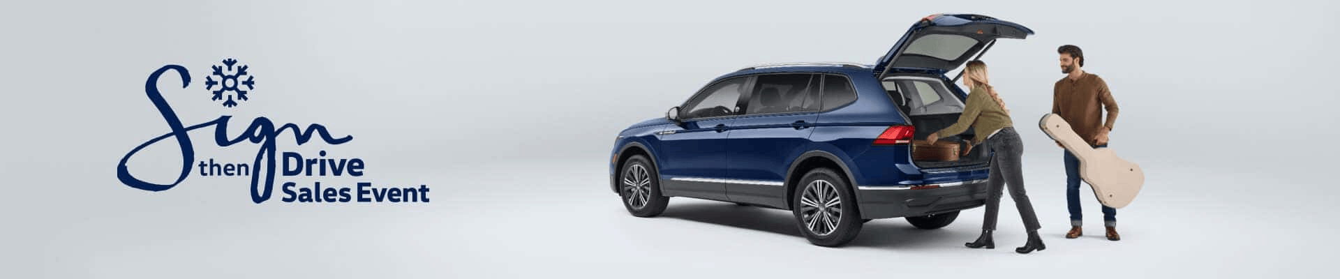 Volkswagen Sign Then Drive Sales Event