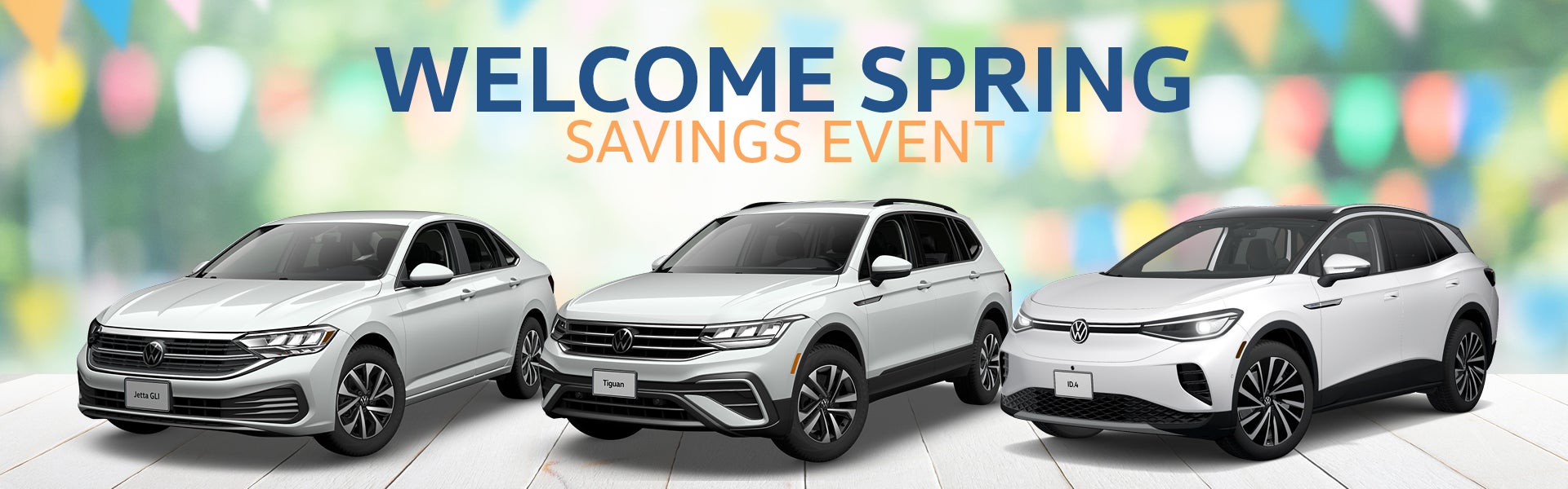 Welcome spring savings event