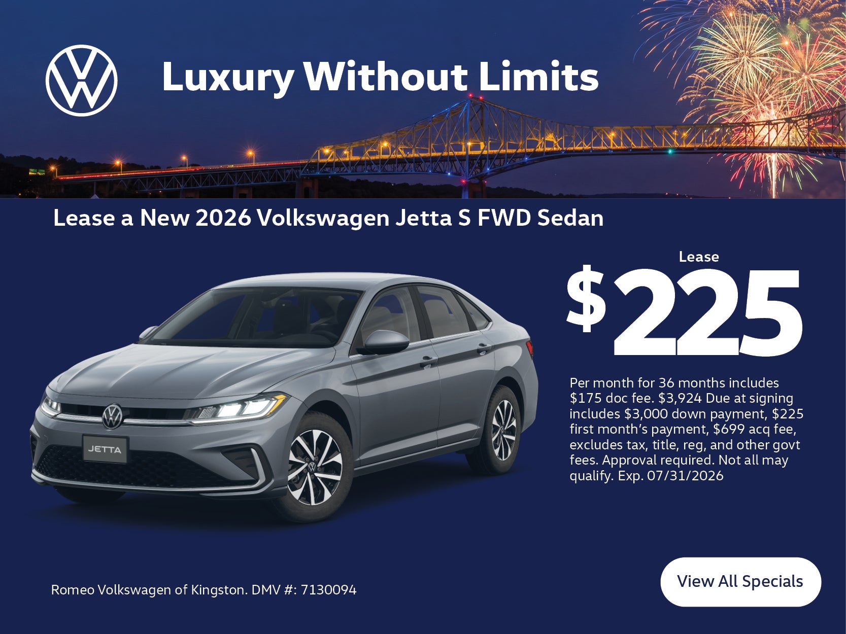 July 2026 - Jetta offer